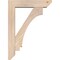 Ekena Millwork Imperial Slat Smooth Bracket w/ Offset Brace, Douglas Fir, 5 1/2"W x 22"D x 30"H BKT0604X22X30IMP06SDF - alternate 2